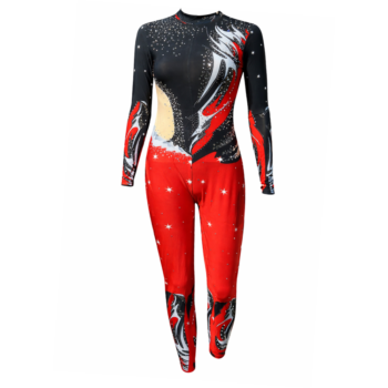 Lucky Pour Unitard/Bodysuit For Yoga, Figure Skating, Blade Skating, Rhythmic Gymnastics & Aerial