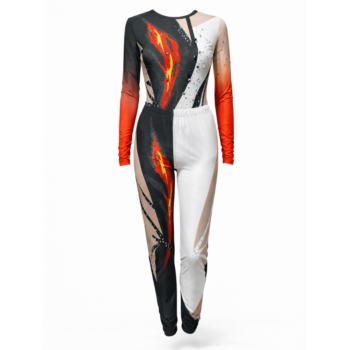 Agni Tatva leotard with legging set for yoga, aerial , devotional dance & other physical activity