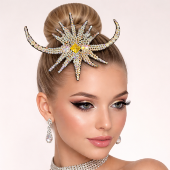 Rainbow bliss hair Accessorie for rhythmic gymnastics