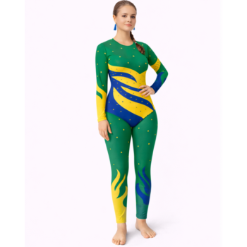 Incredible Luck Leotard with Legging Set for Yoga & Other Physical Workou