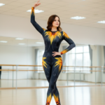 Luck Arena Unitard for Yoga, Rhythmic Gymnastics, Acrobatics & Aerobics