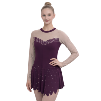 Most Loved Wine Rhythmic Gymnastics Leotard