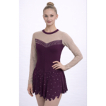 Most Loved Wine Rhythmic Gymnastics Leotard