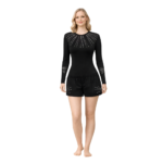 Angelic Child Gymnastics Leotard with Shorts for Girls