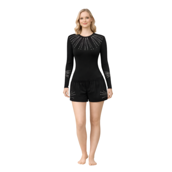 Angelic Child Gymnastics Leotard with Shorts for Girls