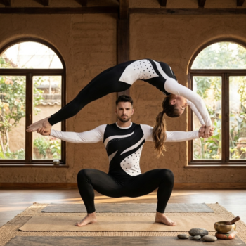 Power Packed unisex unitard for Yoga, Aerial & Ice Skating