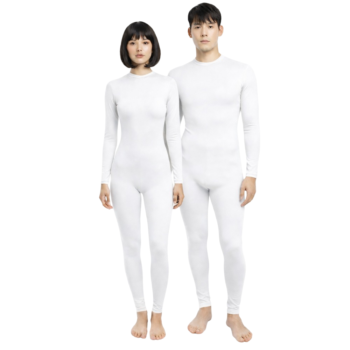 Frosted Elegance Unitard – Timeless Performance Wear